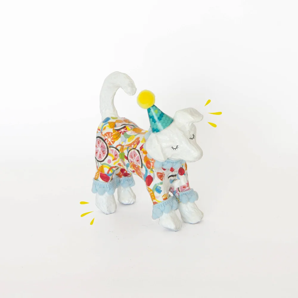 Figura paper maixé Décopatch Gos 10cm Figura paper maixé Décopatch Gos 10cm