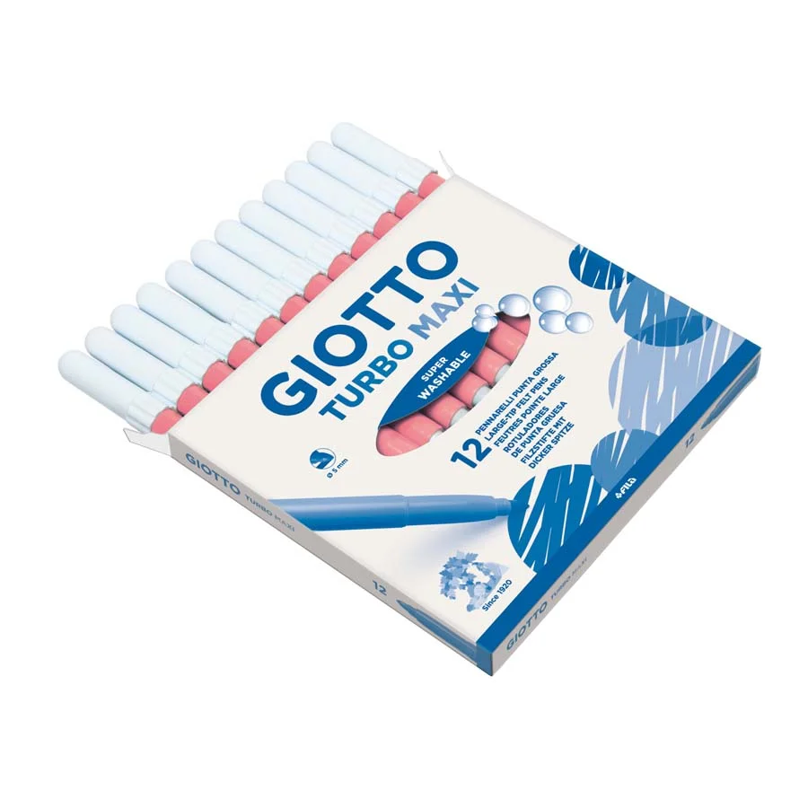 Retolador Giotto Turbo Maxi rosa 12u Retolador Giotto Turbo Maxi rosa 12u