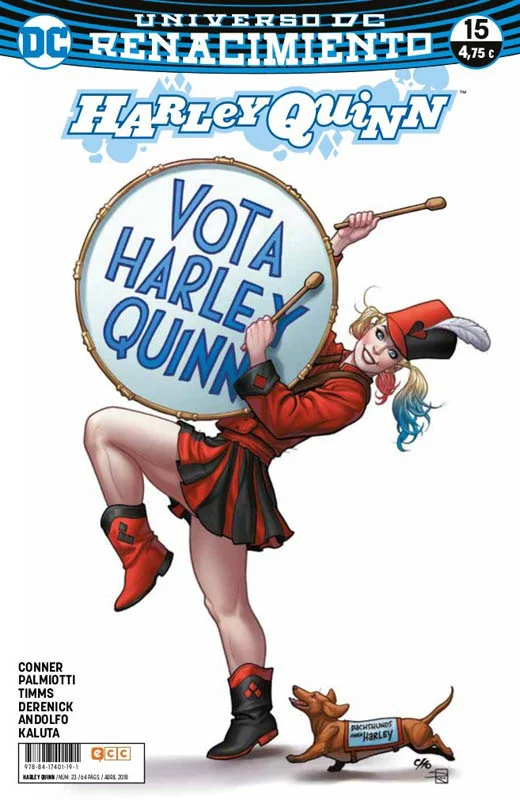 Entrega triple, con los primeros capítulos de ¡Vota a Harley! Harley Quinn está harta del corrupto alcalde de Nueva York. Los métodos habituales n...
