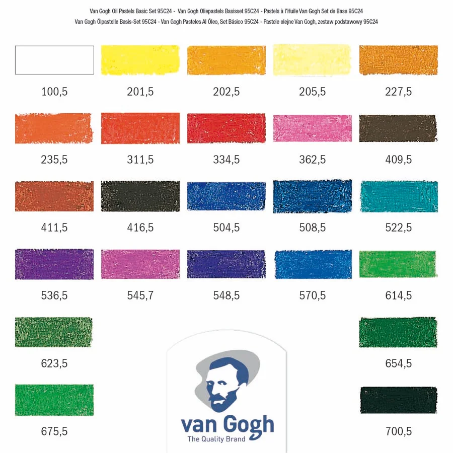Pastel a l'Oli Van Gogh 24 colors