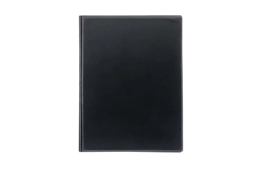 Carpeta miniclip lateral Abacus Foli negre