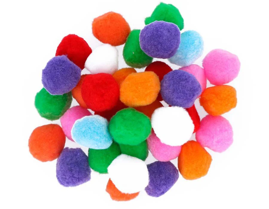 Pompons Maxi de colors Innspiro 50u