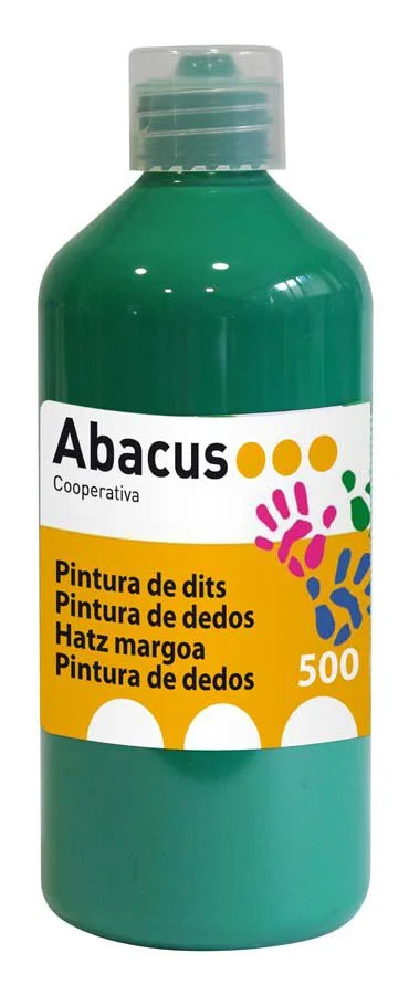 Pintura de dits Abacus 500ml verd fosc Pintura de dits Abacus 500ml verd fosc