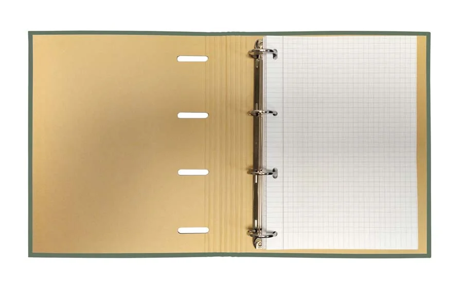 Carpebloc A5 100 Fulls amb recanvi 4x4 Senfort kaki