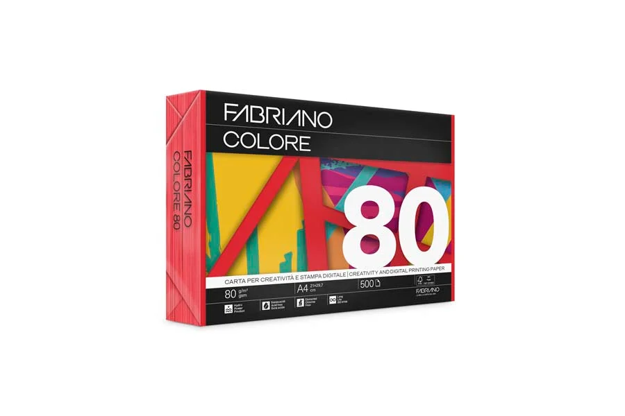 Paper Copy Tinta A4 80g Fabriano vermell 500 fulls