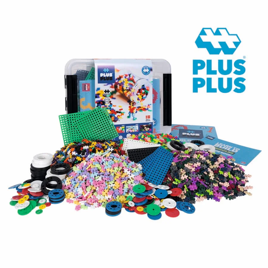 El <b>Plus-Plus Learn to Build: Box</b> és un recurs pedagògic massiu dissenyat per oferir possibilitats de construcció infinites tant en format 2...
