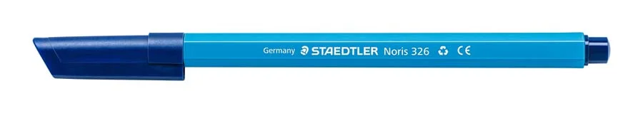 Retoladors Staedtler Noris 326 blau clar 10u