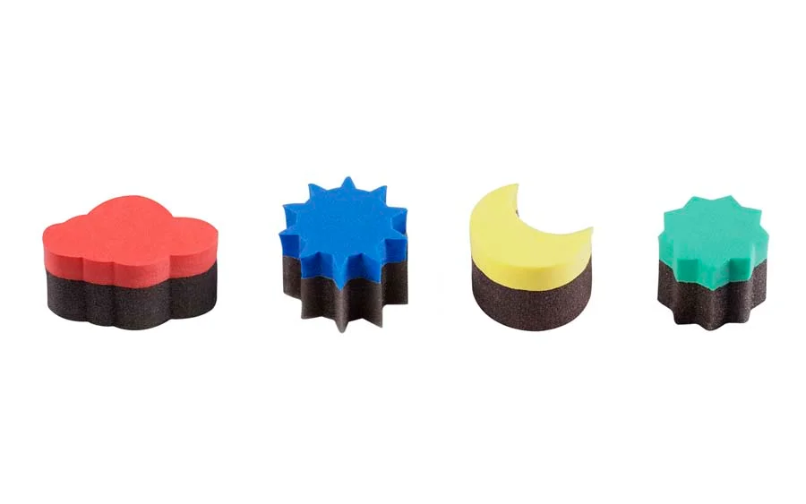 Esponges formes pintura Jovi set 3u
