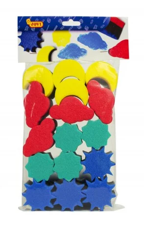 Esponges formes pintura Jovi set 3u