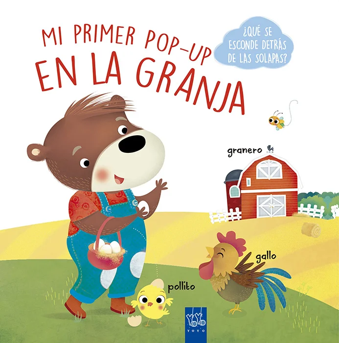 Un libro de solapas y pop-up sobréla granja para quélos más pequeños despierten su imaginación al mismo tiempo que aprenden los primeros conceptos...