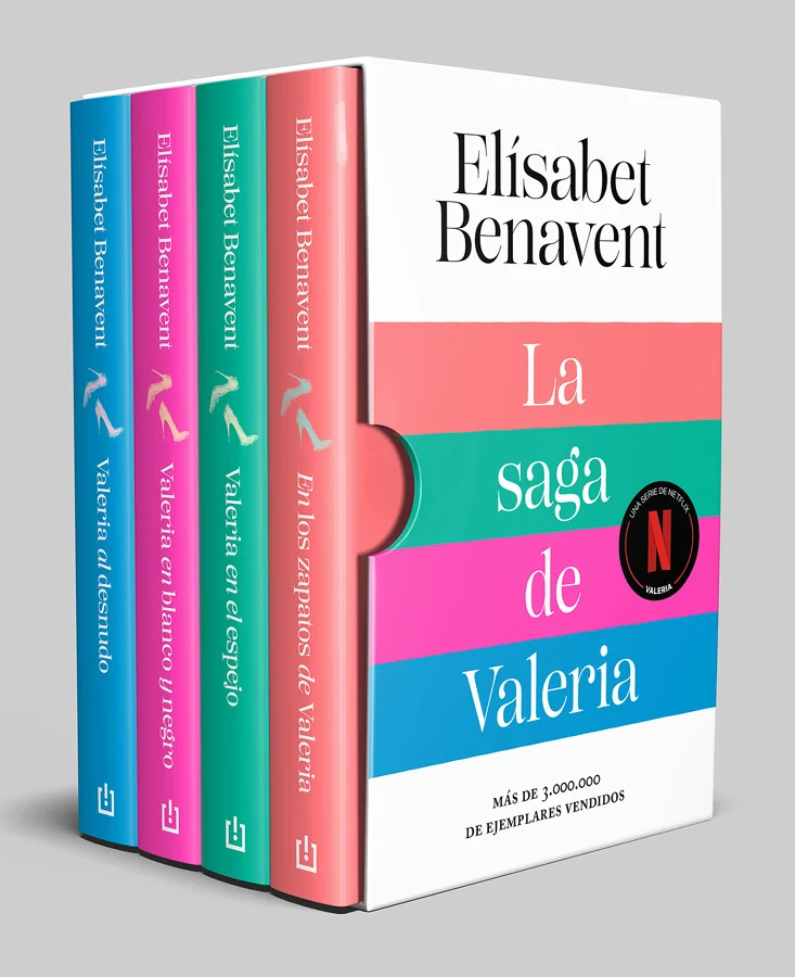 <B>Hazte con esta edición estuche que contiene las cuatro novelas de «La saga de Valeria» y enamórate de una de las obras más aclamadas de @BetaCo...