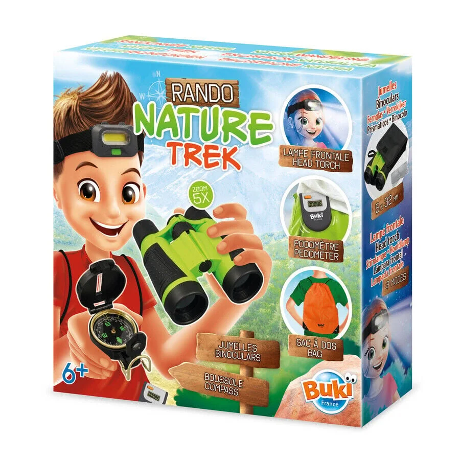 <strong>Explorador natura</strong> de Buki France és el kit 5 en 1 perfecte per a petits aventurers. Inclou tot el necessari per sortir a explorar...