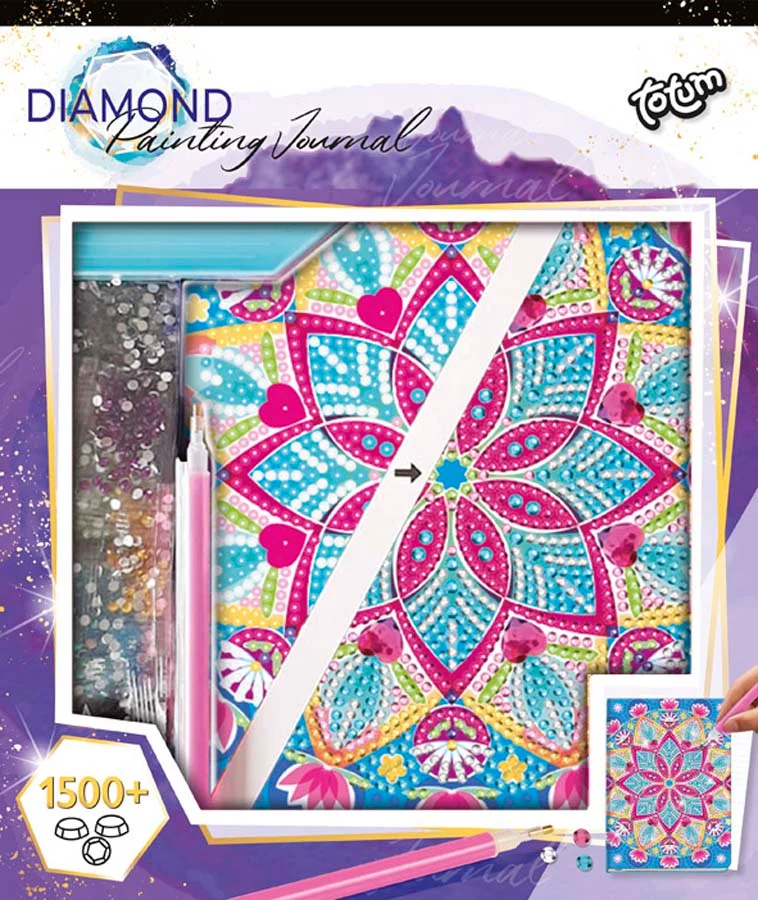 Llibre Decora Amb Diamants Mandala Blau Llibre Decora Amb Diamants Mandala Blau
