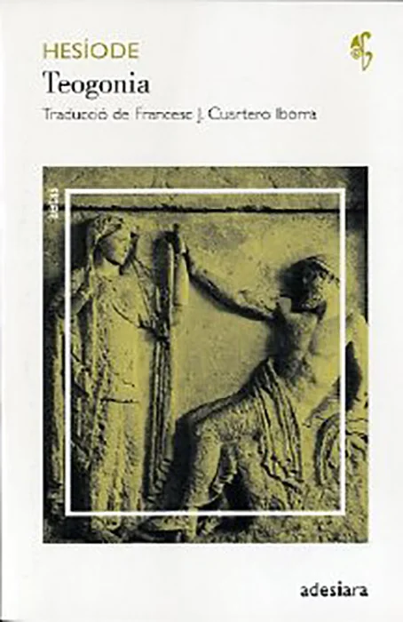 Gràcies al do que rep de les Muses, Hesíode ùpoeta i profeta alhoraù esdevé el cantaire del passat còsmic i llegendari dels hel·lens: els éssers p...