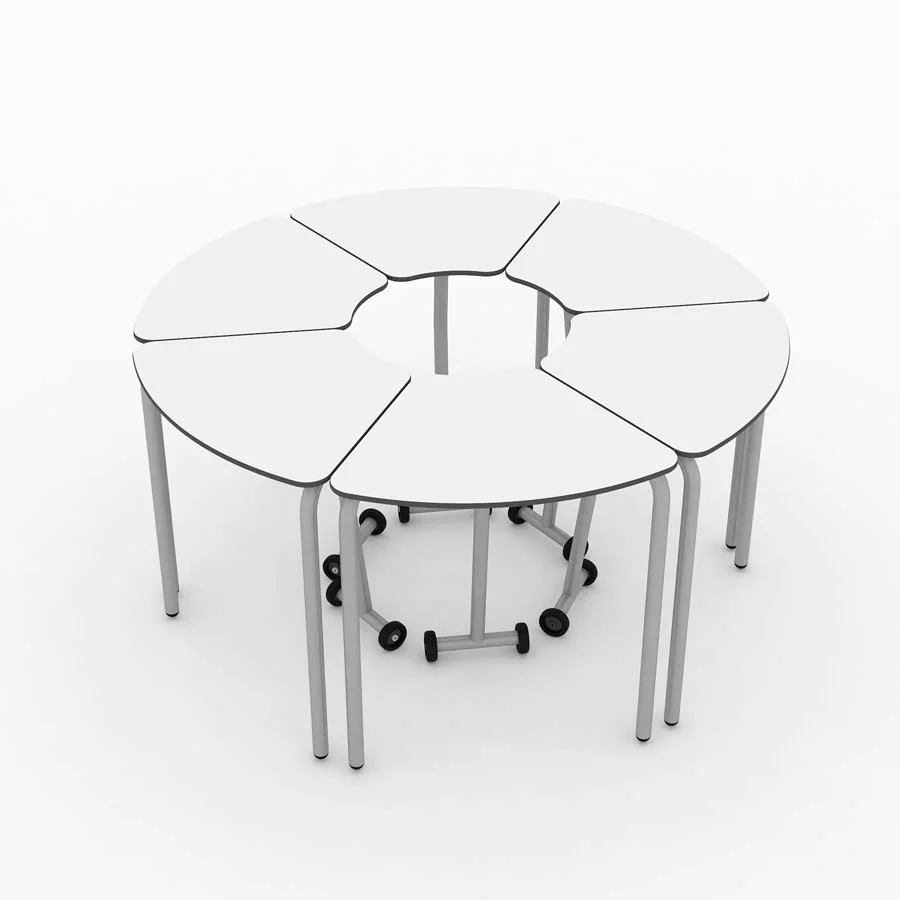 Taula Hexa T6 72x50cm blanc