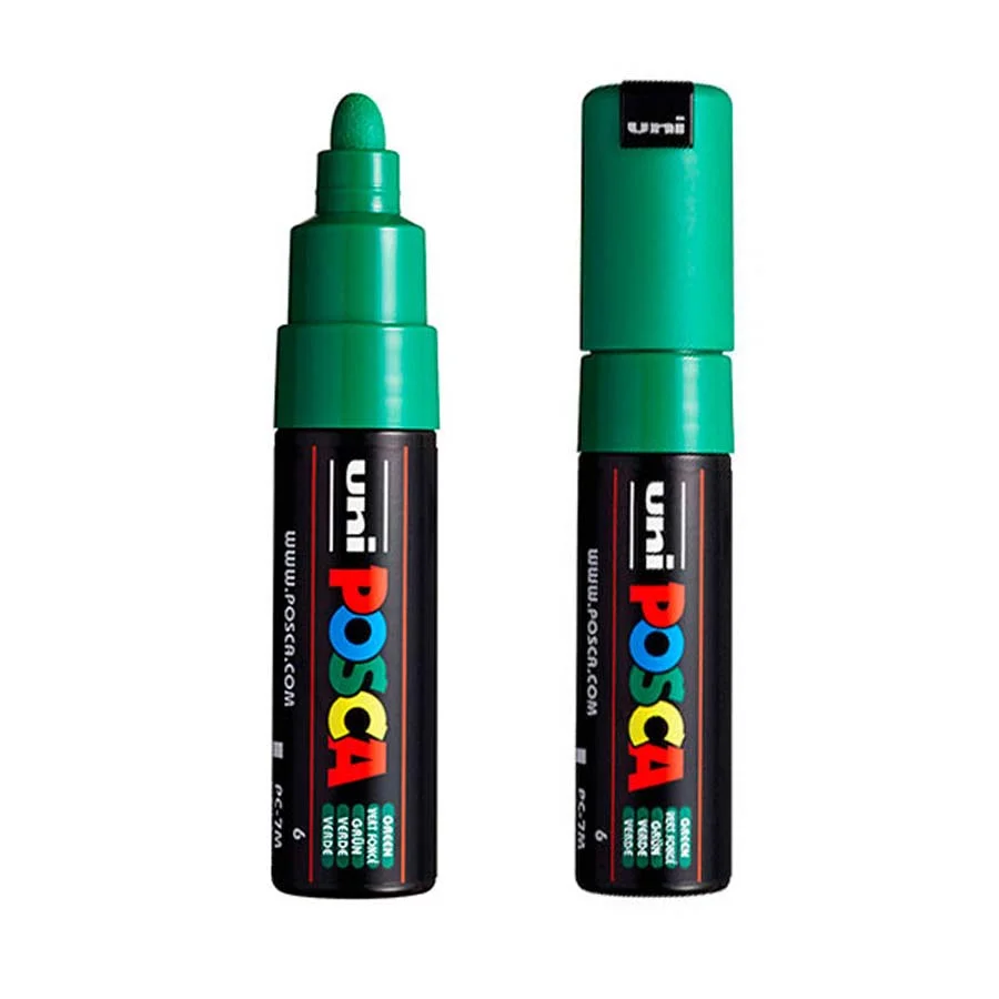 Retolador Posca PC-7M 4,5-5,5mm verd Retolador Posca PC-7M 4,5-5,5mm verd
