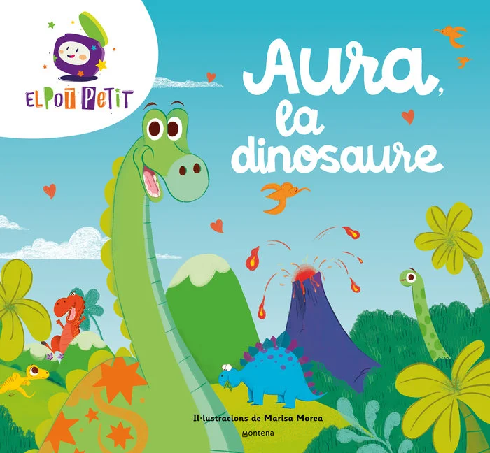<B>Aquesta és la història de l'Aura, una història que també és una cançó.</B><br><br> L'Aura és una dinosaure amb un desig molt gran: conèixer tot...