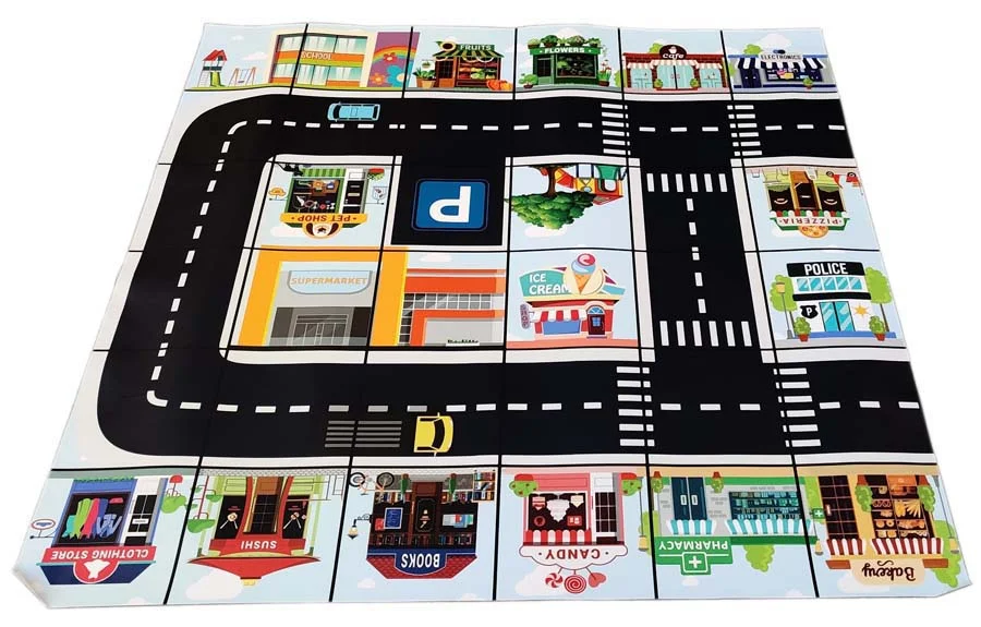 <p><strong>Tapete Ciudad para Bee-Bot</strong><br><br>Este versátil tapete donde se muestran tiendas, calles y lugares públicos te permitirá recre...