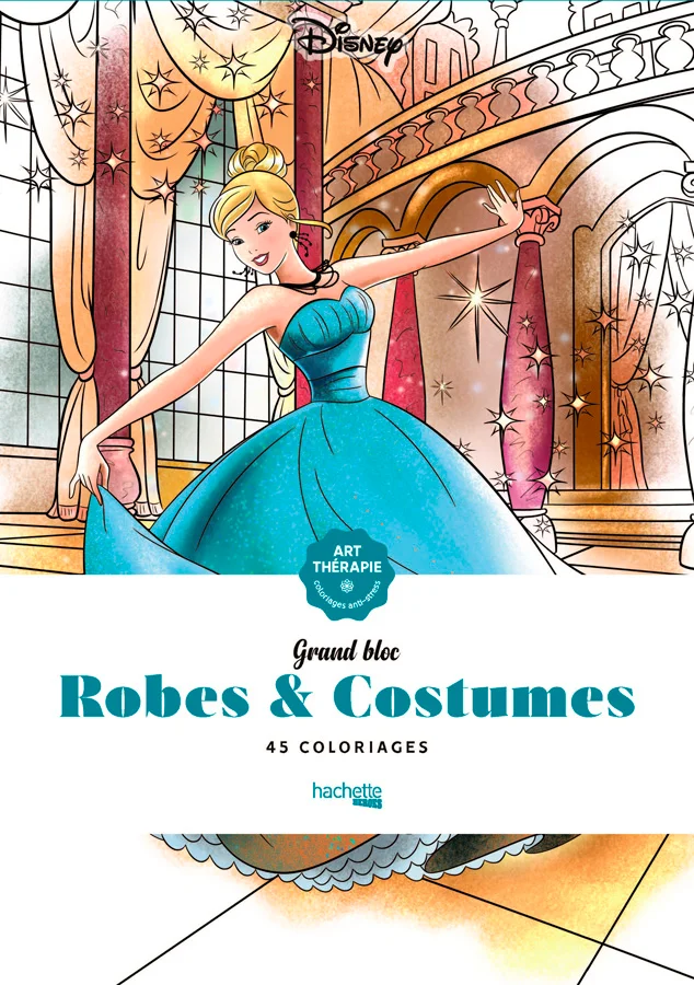 Dale tu toque de color a los estilismos Disney Coge tus lápices de colores y da vida a los vestidos y trajes emblemáticos del universo Disney.  Bu...
