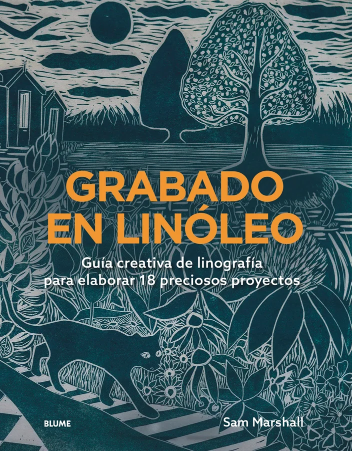 * Guía esencial para crear grabados sobre linóleo personales y actuales, con proyectos explicados paso a paso, información clave sobre herramienta...