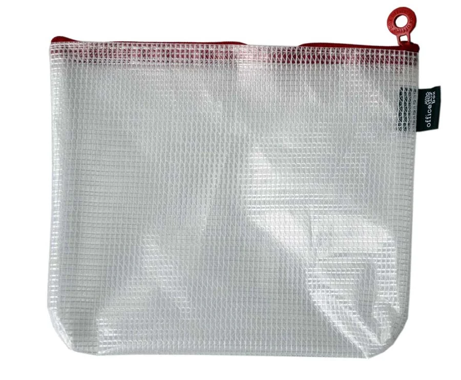 Bossa amb cremallera reutilitzable B6 Office Box transparent