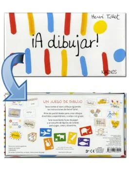 Un juego de dibujo. Saca cartas al azar y dibuja siguiendo lasinstrucciones de Hervé Tullet. Miles de posibilidades para crear dibujosdivertidos y...
