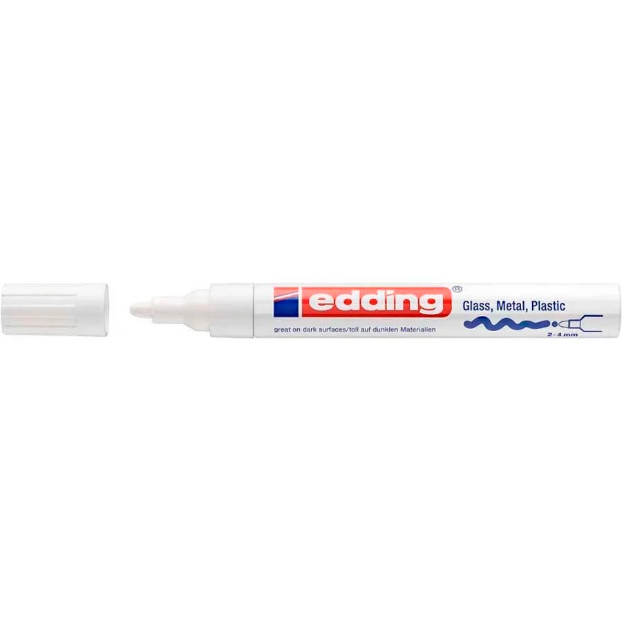 Retolador permanent Edding 750 blanc Retolador permanent Edding 750 blanc