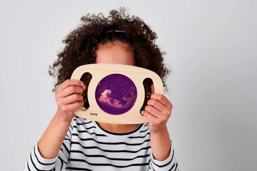 Panell d'observació Glitter TickIT Violeta Panell d'observació Glitter TickIT Violeta