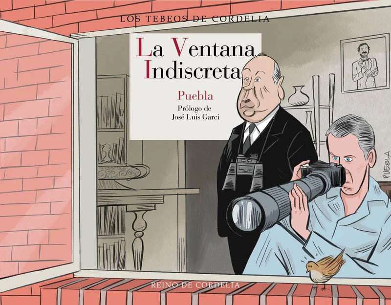 Cada día, Puebla otea lo que ocurre a su alrededor y lo cuenta en los periódicos con imágenes de línea clara y humor lleno de ingenio. ''La ventan...