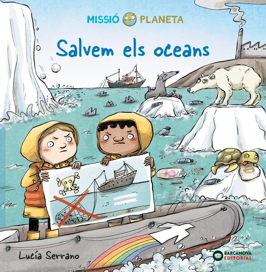 Col·lecció que tracta els objectius de l'Agenda 2030 de les Nacions Unides per a un desenvolupament sostenible. Sabies que els oceans ocupen tres ...