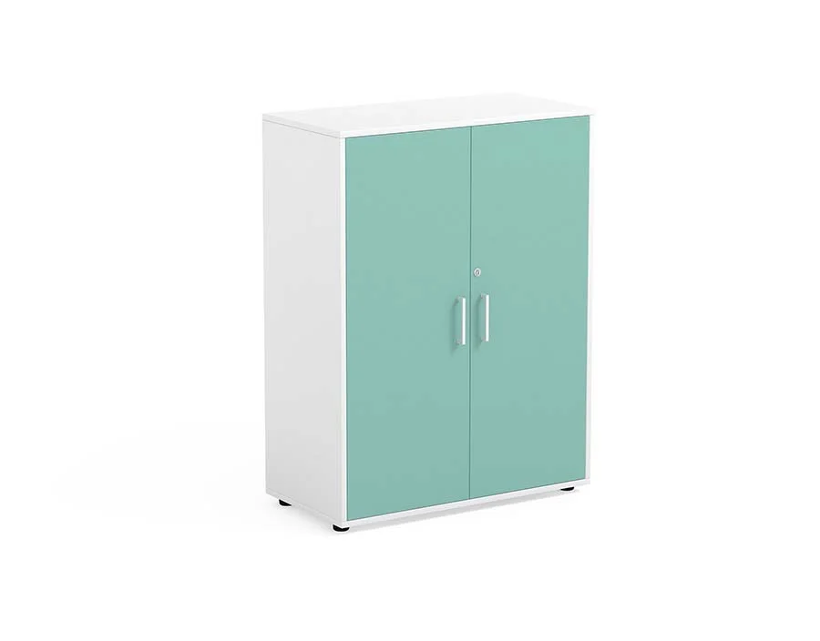 Armari blanc 3 espais portes verd mint