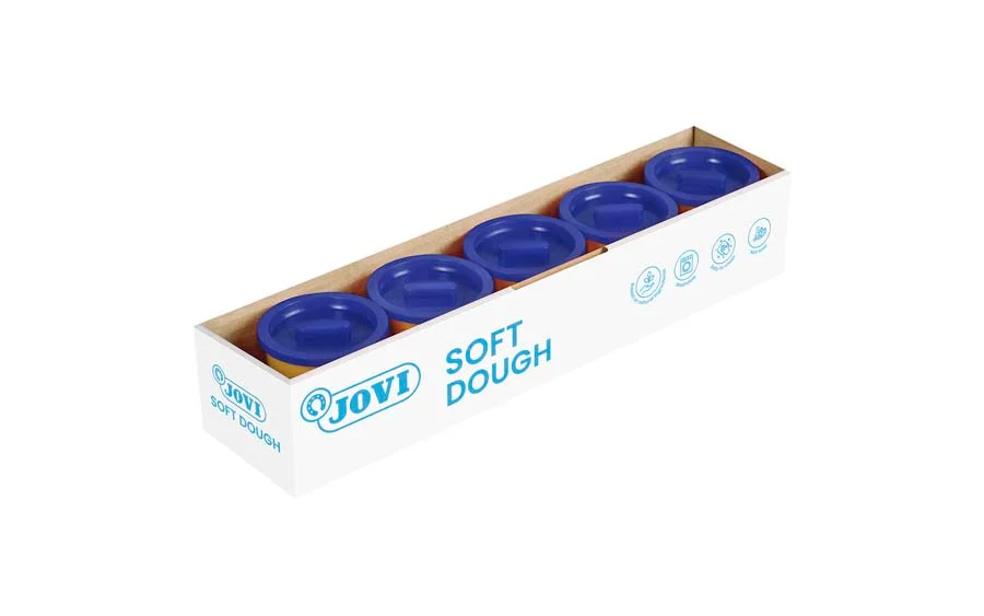 Pasta modelar Jovi Soft Dough 110g blau clar