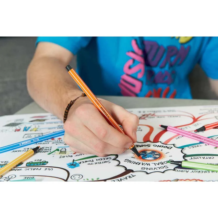 Retoladors Stabilo Pen 68 10 colors