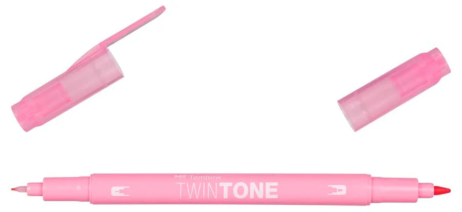 Retolador Tombow Twintone rosa pàlid Retolador Tombow Twintone rosa pàlid