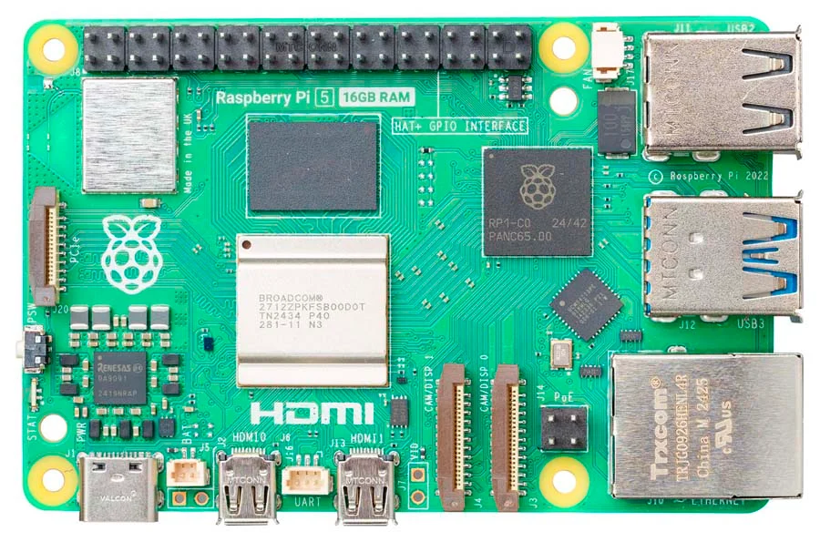 Placa Raspberry Pi 5 16 GB