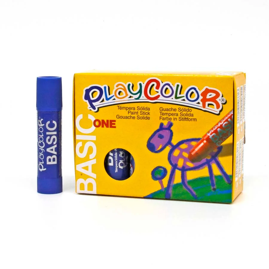 Témpera sòlida Playcolor Monocolor 10g blau fosc 12u Témpera sòlida Playcolor Monocolor 10g blau fosc 12u
