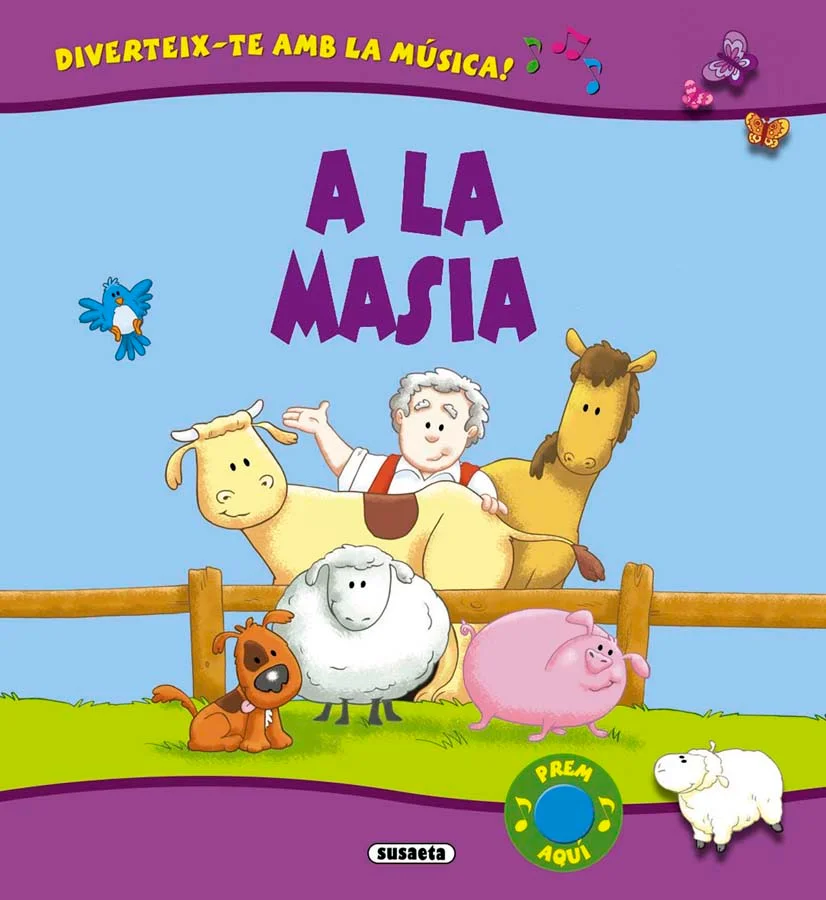 Amb aquest bonic llibre musical entraràs en una masia molt divertida on tots els animals són bojos… Prem el botó i no et cansis de ballar la melod...