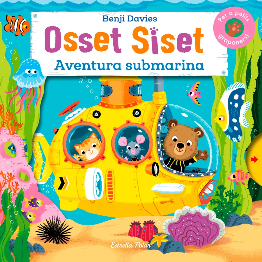 Si t'agraden els <b>submarins</b>, t'encantarà aquest llibre!<br><br> L'Osset Siset descobreix el fons marí! Ajuda'l a conduir el submarí groc, a ...