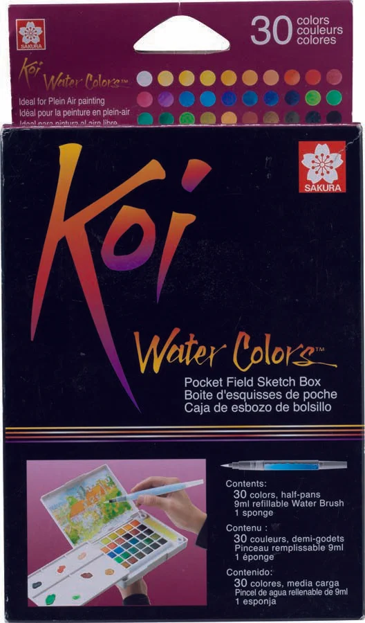 Aquarel·la Talens Koi Sketch pocket box 30 colors Aquarel·la Talens Koi Sketch pocket box 30 colors