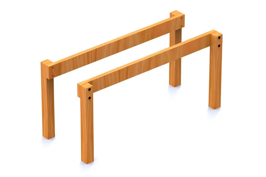 Circuit d'equilibri paral·leles 1,8x0,72x0,9 m Circuit d'equilibri paral·leles 1,8x0,72x0,9 m