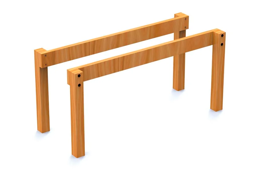 Circuit d'equilibri paral·leles 1,8x0,72x0,9 m Circuit d'equilibri paral·leles 1,8x0,72x0,9 m