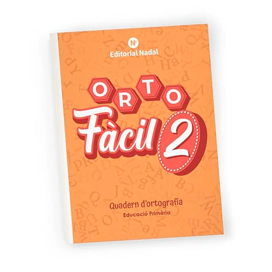 Quadern P2 Orto Fàcil-impremta 2 recomanat per Ortografia Català per al curs de 2n Primària amb una edat recomanada de 7 a 8 anys. Es un quadern d...