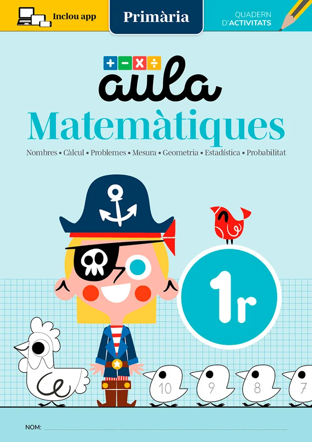 Aula Matemàtiques és un projecte didàctic multiplataforma per a consolidar competències bàsiques matemàtiques seguint els requeriments curriculars...