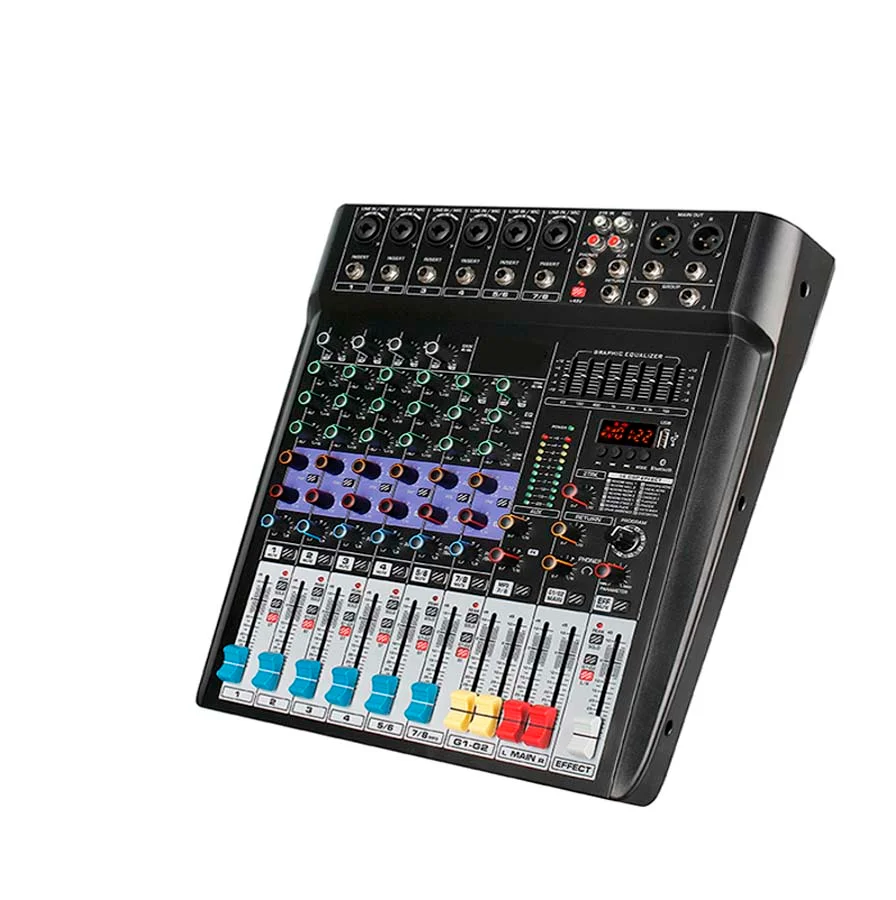 <p><strong>Taula de mescles de 6 canals</strong></p><p>Taula de mescles de 6 canals USB professional.</p>