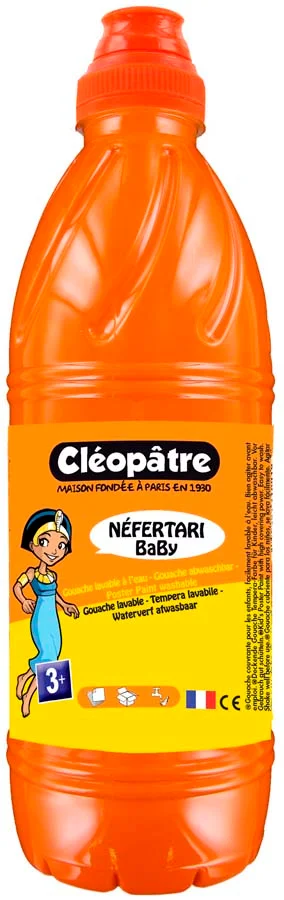 Tèmpera Cléopâtre 1l taronja