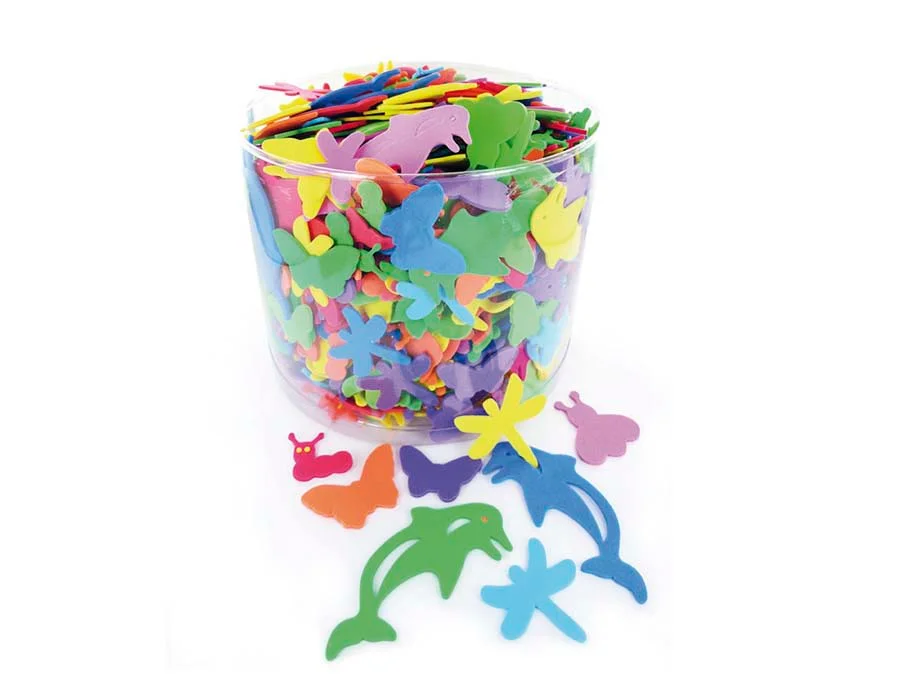 Peces de goma Eva animals assortits 1070u Peces de goma Eva animals assortits 1070u