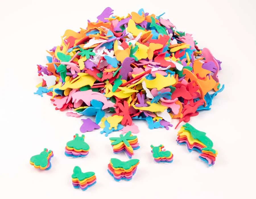 Peces de goma Eva animals assortits 1070u Peces de goma Eva animals assortits 1070u