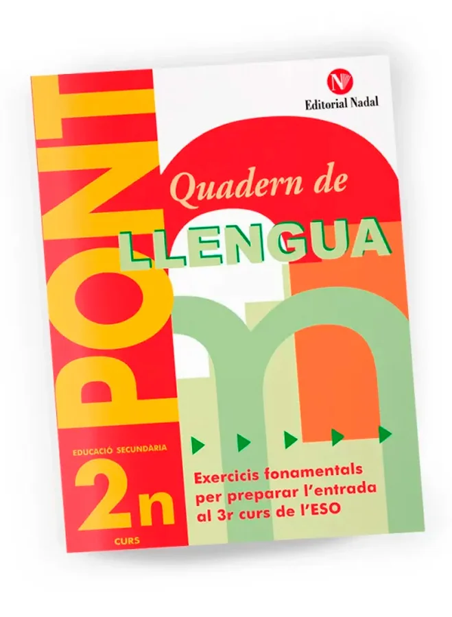 El quadern de llengua Pont Llengua catalana Segon de Secundària és un quadern d’exercicis de llengua bàsics de segon curs de secundària per prepar...