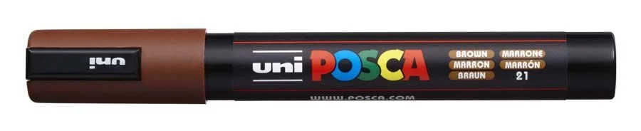 Retolador Posca PC-5M 1,8-2,5mm marró Retolador Posca PC-5M 1,8-2,5mm marró