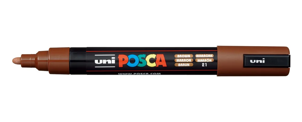 Retolador Posca PC-5M 1,8-2,5mm marró Retolador Posca PC-5M 1,8-2,5mm marró